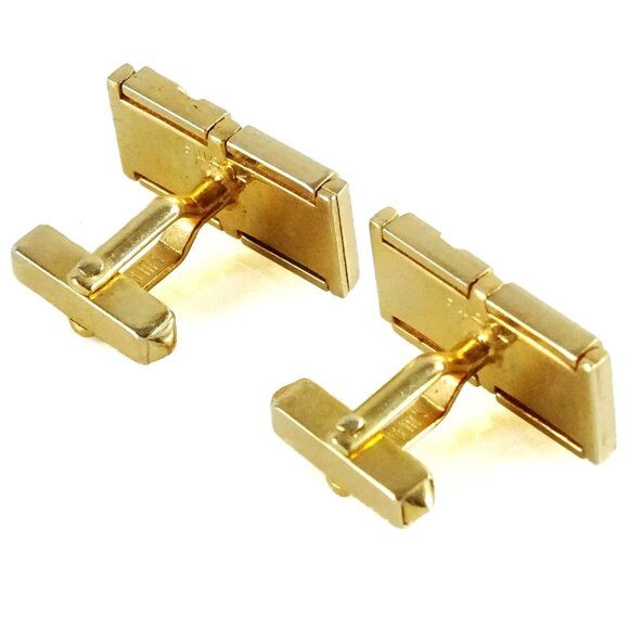 Swank Vintage 1950s Neo-gram Cufflinks Letters IK Initials Monogram - Picture 2 of 3